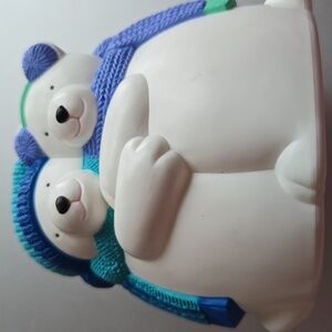 🐻‍❄ AVON Vintage Collectable Polar Bear Couple Baking Soda Gift Collection 🐻‍❄